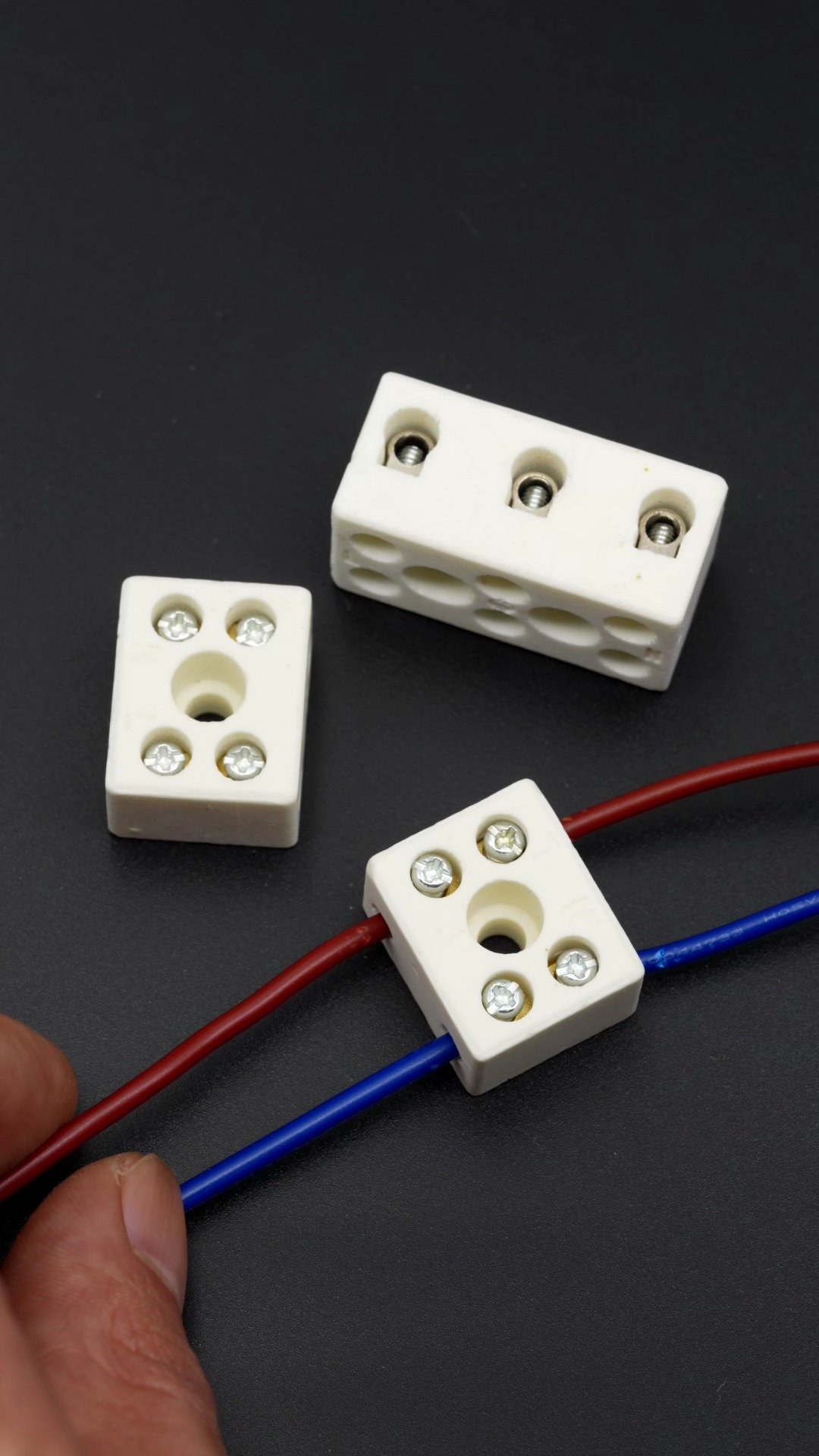 耐高温陶瓷接线柱端子台连接器5孔8孔2p两三位接线座10a15a20a30a