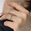 True 18K Rose Gold Su Jin Ring Ladies 9k Platinum Pinky 14K Rose Gold lovers Ring customized True 18K Rose Gold Su Jin Ring Ladies 9k Platinum Pinky 14K Rose Gold lovers Ring customized