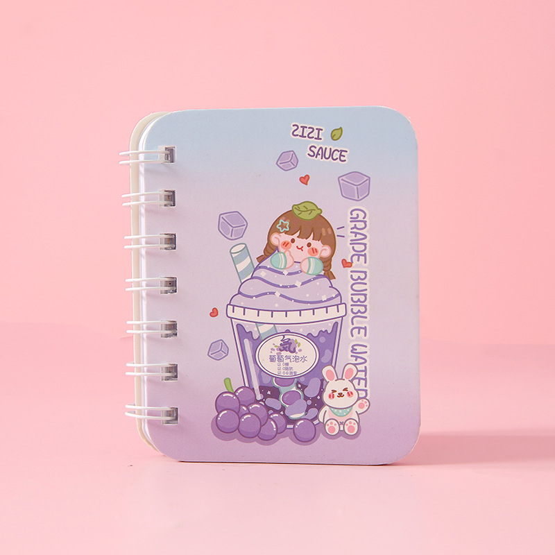 Yuelu Cartoon Flip Coil Notebook Zhizhi Sauce Student Portable Pocket A7 Small Notebook Notebook Mini Notebook