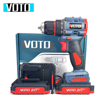 voto纯铜无刷大钢炮双速充电手电钻家用木工拆卸电动工具锂电钻
