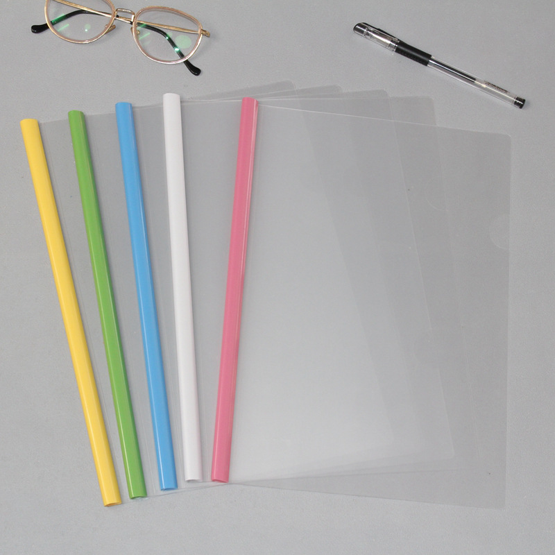 德旺a4抽杆文件夹18c水滴杆资料拉杆夹办公报告夹学生试卷收纳夹