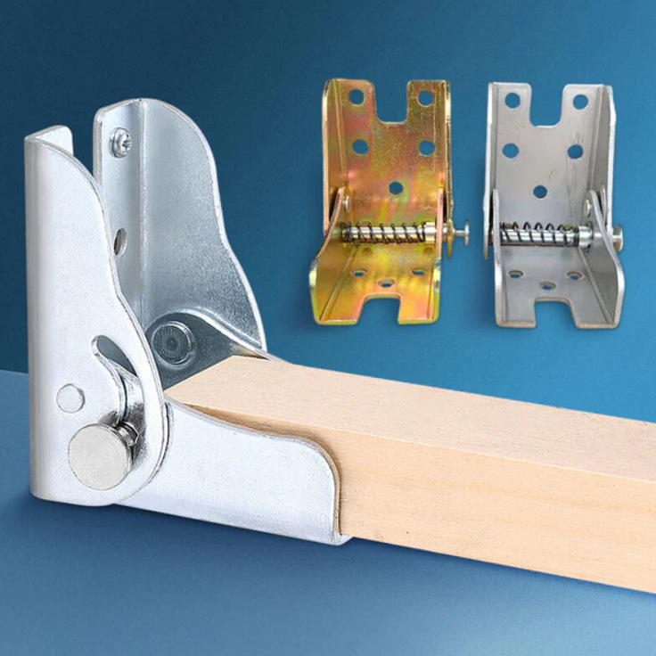 90度自锁支撑沙发折叠脚多用功能铰床隐形脚桌椅脚家具配件连接件