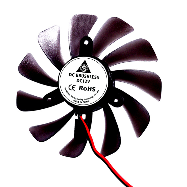 dc12v10015支架风扇显卡散热风扇灭蚊灯风机植物灯散热风机