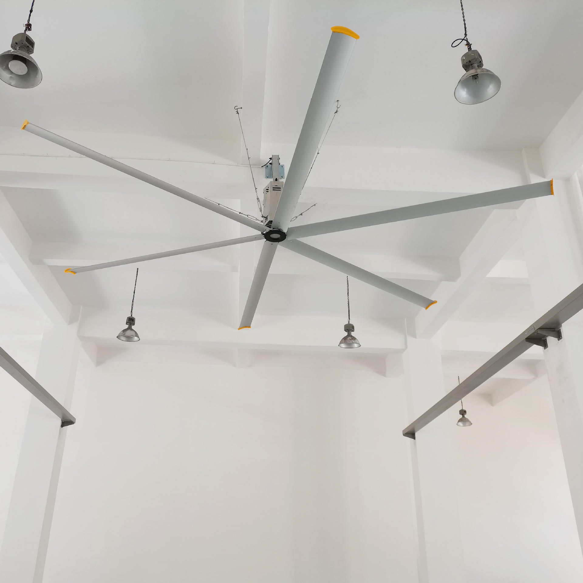 德诺风起工厂降温大直径工业吊扇 大型节能风扇 可上门安装