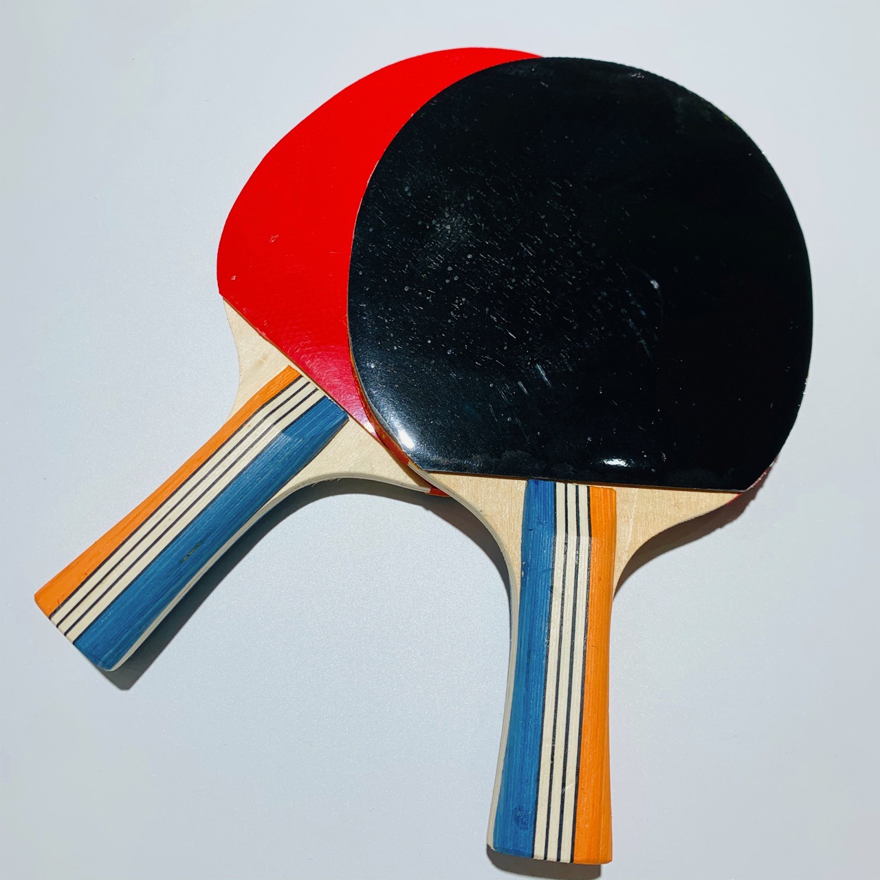 智博正品666升级款乒乓球拍2只装成人小学生初学者兵乓球横拍训练