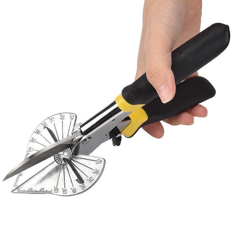 45℃切角工具电工角度剪刀45度万能线槽剪90度木工封边扣条多功能