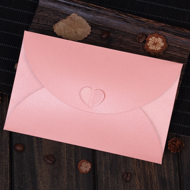 信封信纸珠光纸明信片邀请函多种颜色七夕情人节教师节中秋节贺卡