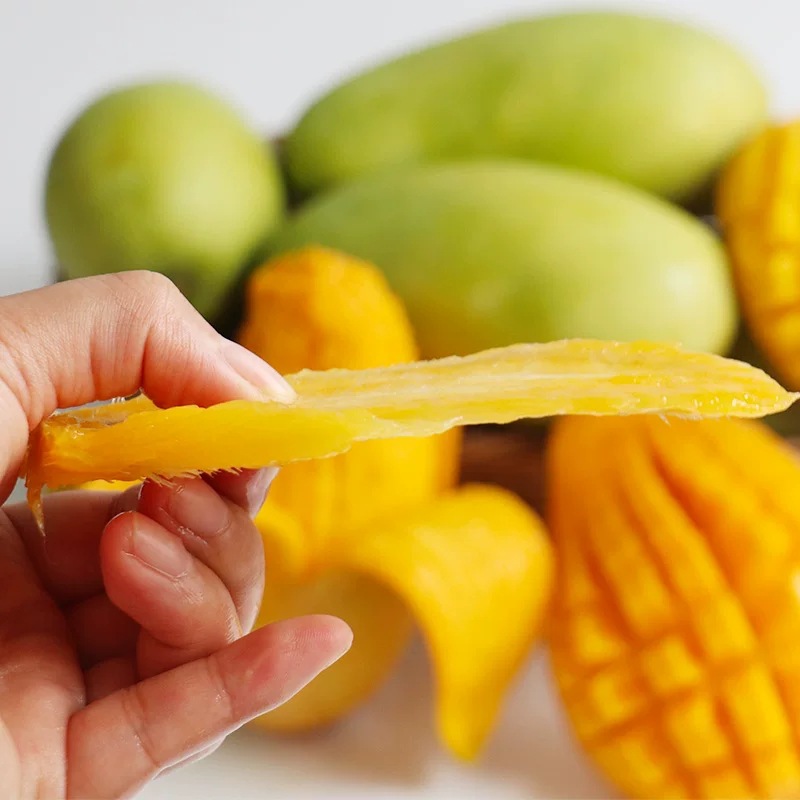 海南金煌芒 新鲜芒果 核薄无丝 西六可发