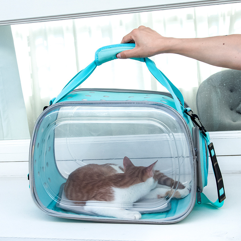 Pet Transparent Bag New Portable Space Capsule Breathable Cat Bag Shoulder Dogs and Cats Bag for Pets
