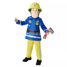 Fireman Sam儿童扮演服 消防员山姆 cosplay 万圣节服饰 3件套