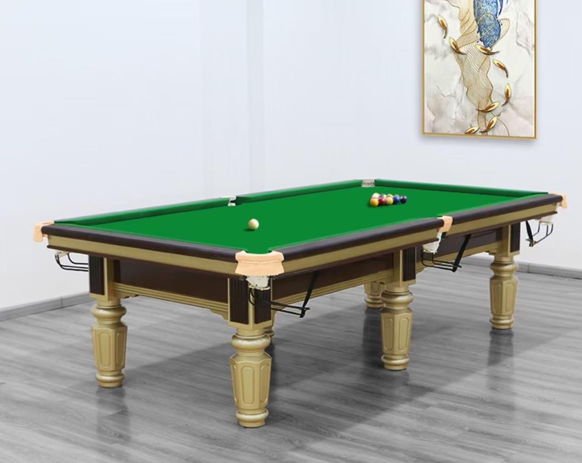 工厂厂家青石板白石板打感好用料足黑八台球桌现货供应乔氏星牌