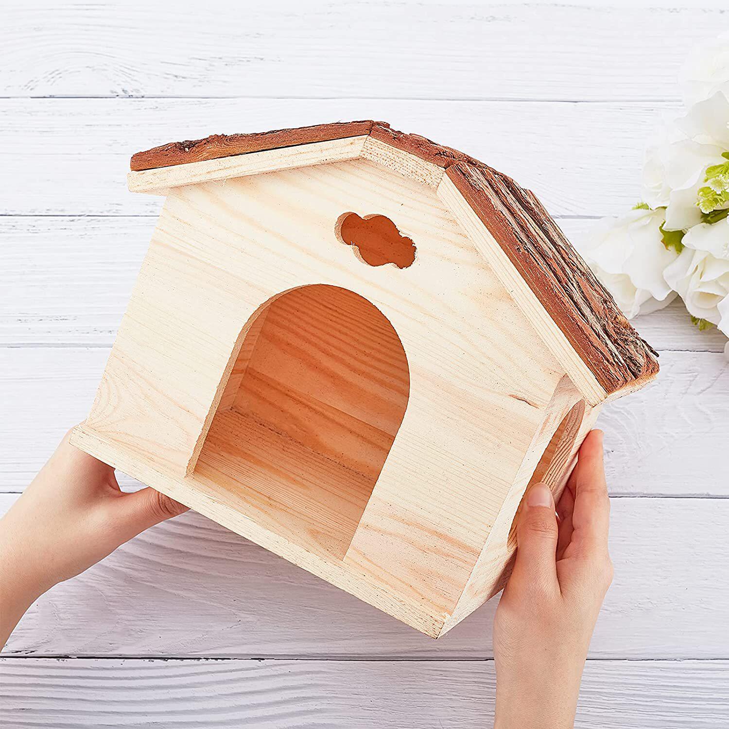 创意木质仓鼠窝宠物窝迷你松鼠笼子木制宠物用品 厂家供应