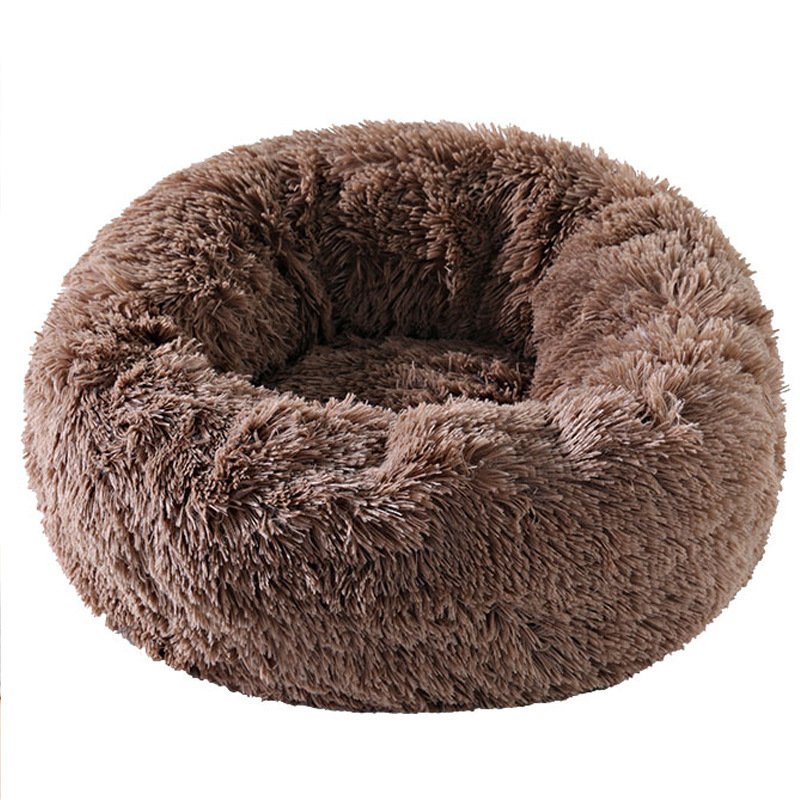 Fall/Winter Hot-Selling Round Plush Cat Nest Super Soft Comfortable Thickened Cat Nest Warm Deep Durable Not Collapse