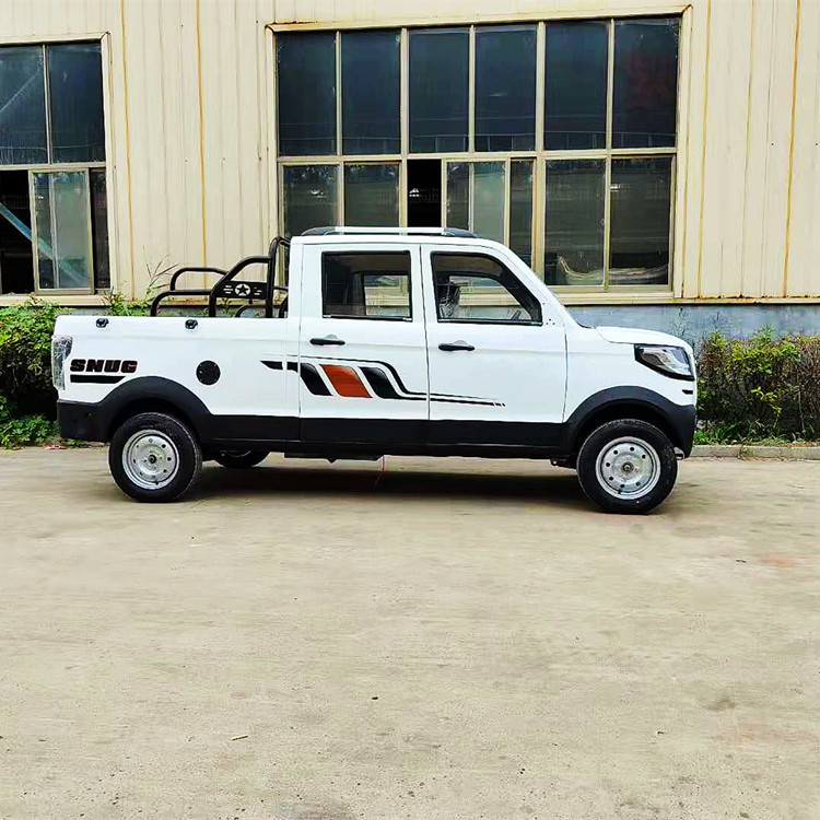 大功率双排皮卡车 新能源油电两用电动货车载重王客货两用皮卡车