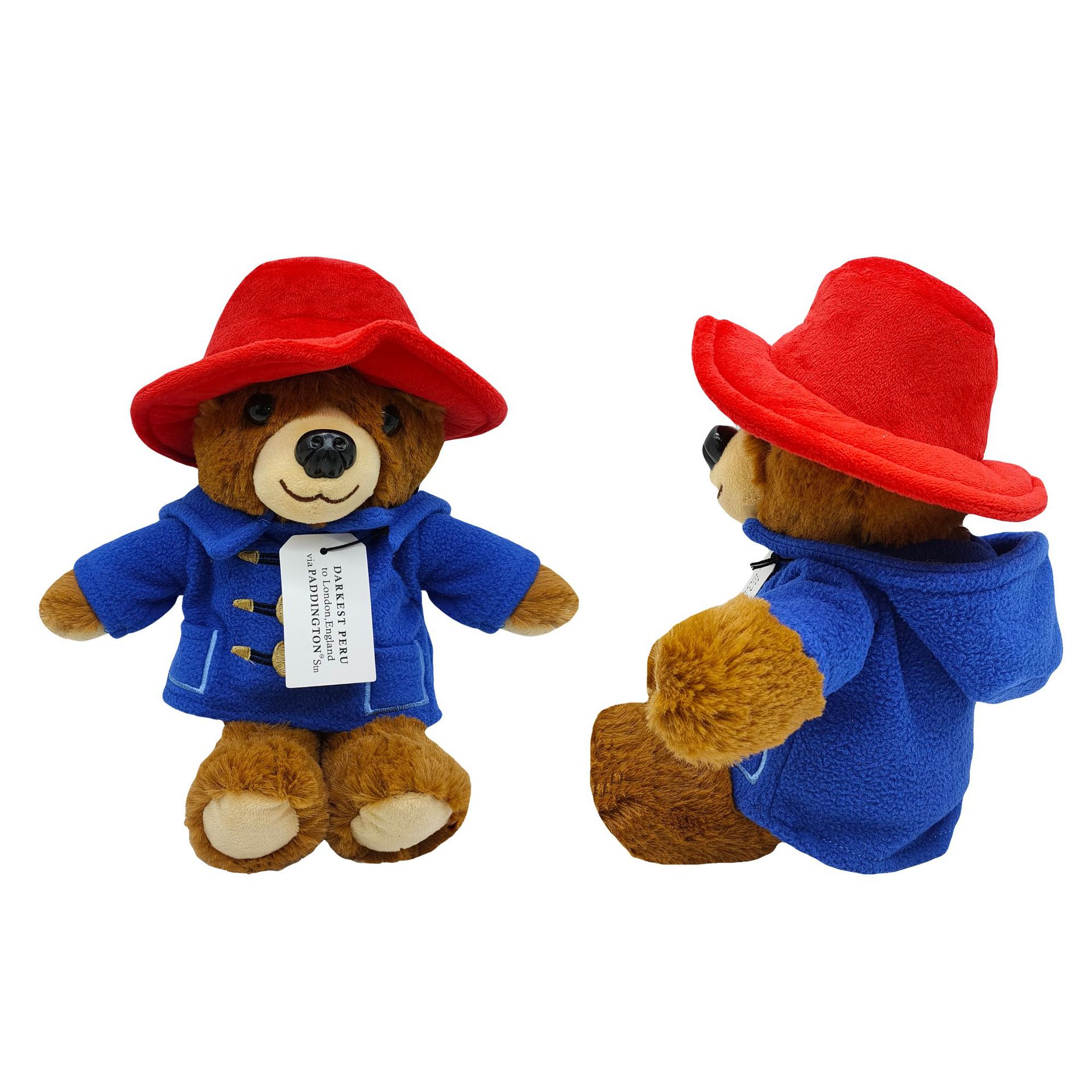 跨境新品paddington bear plush 帕丁顿熊毛绒玩具公仔玩偶