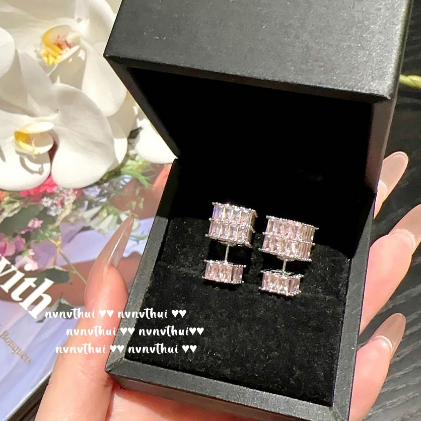 Escape Princess Pink Flower Basket Gem Earrings Papalacha 18K Gold Plating Barbie Pink Petal Zircon Bracelet