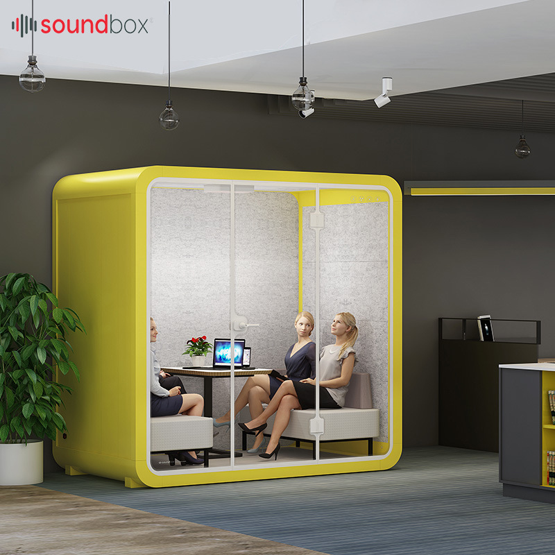 声博士隔音房直播移动静音仓室内隔音室共享办公会议室隔音洽谈室