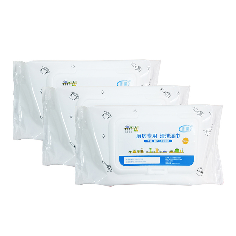 Kitchen Cleaning Wipes Household Oil Removing Disposable Cleaning Wipes Desktop Kitchen Wipes