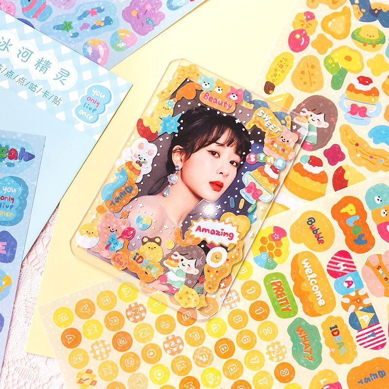 估卡贴纸手帐咕卡的贴纸骨卡的贴纸bobo骨卡贴只diy小卡装饰-阿里巴巴