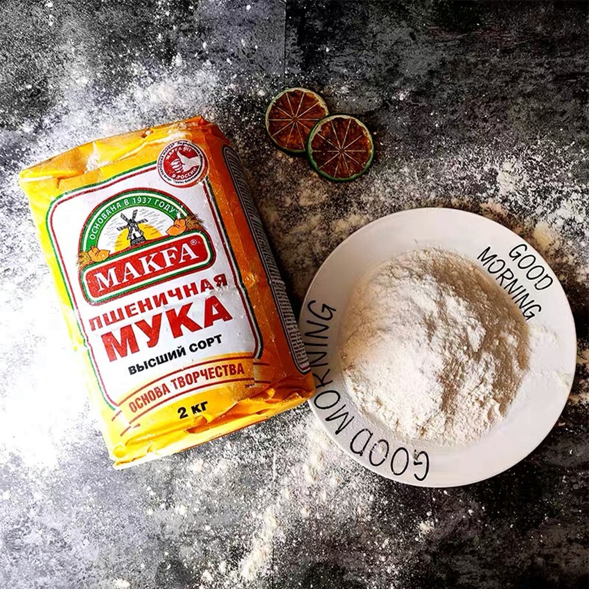 俄罗斯马克发面粉 面粉 面包粉一提6袋 一件代发批发