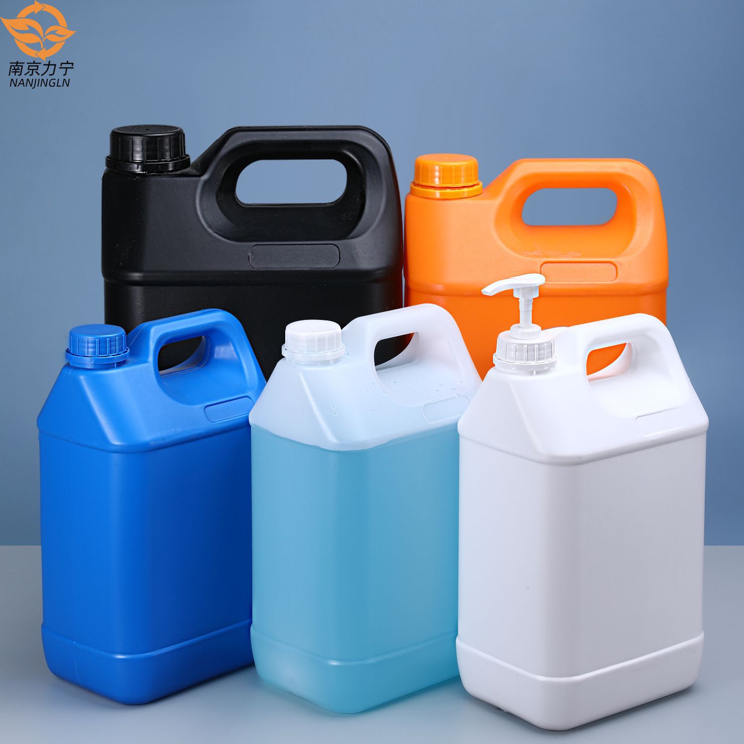 【力宁工厂】食品级hdpe材质包装桶耐酸碱1l-10l香精化工塑料壶桶