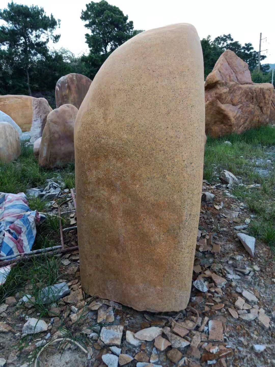 河北信阳黄蜡石景石厂家直销郑州专业英德石假山草坪河道驳岸石