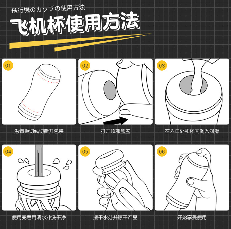 飞机杯的用法图片