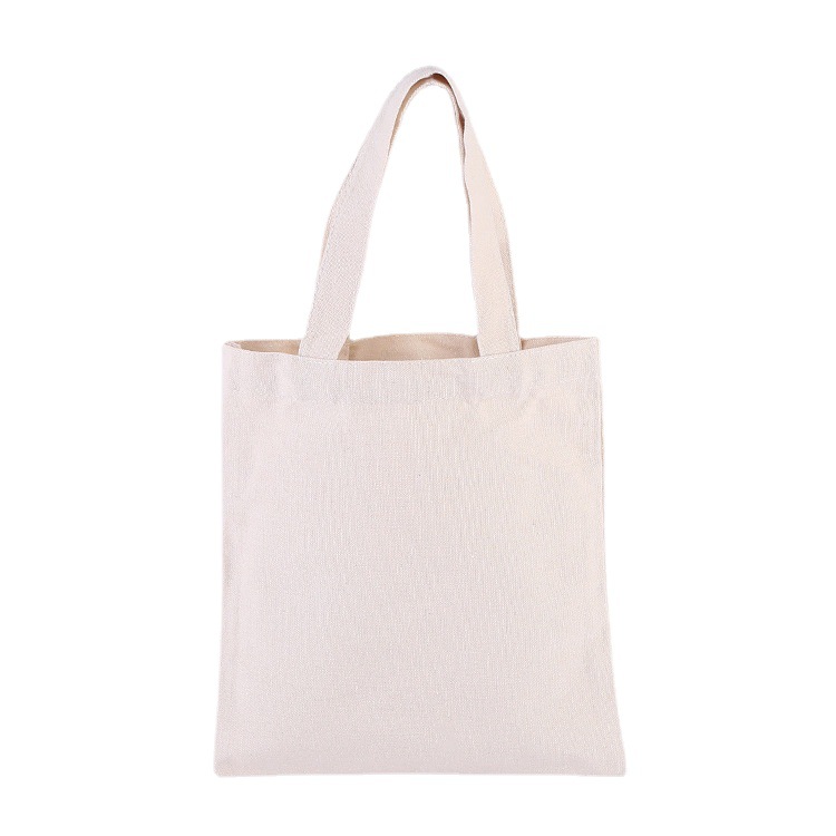 Custom Hand-Painted Logo Advertising Canvas Bag Blank Portable Cotton Bag Spot Fashion Shopping Canvas Bag Set