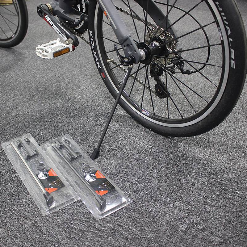 便携自行车脚撑20-22寸超轻脚撑 快拆式折叠小公路车边撑停车架