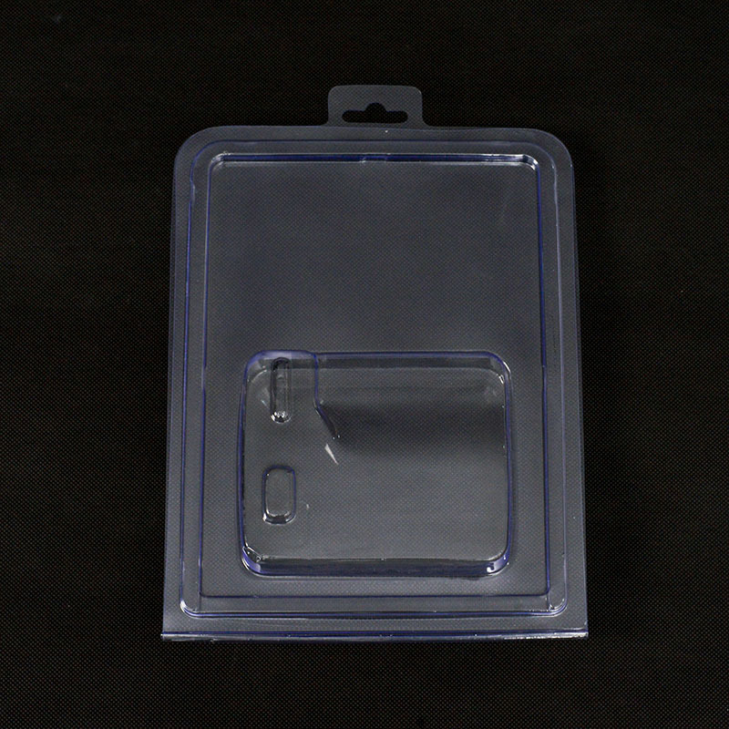 pvc透明吸塑包装壳电子产品对折透明吸塑盒高频折边玩具包装泡盒-阿里