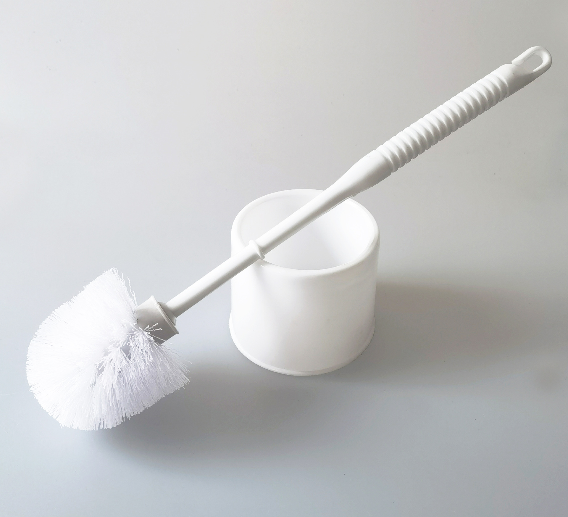 1861 圆形塑料马桶刷连底座 马桶刷带底座 塑料卫生刷套装