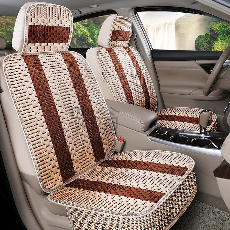 汽车座套夏季冰丝凉垫夏天专用坐垫全包围透气小车座椅套四季通用
