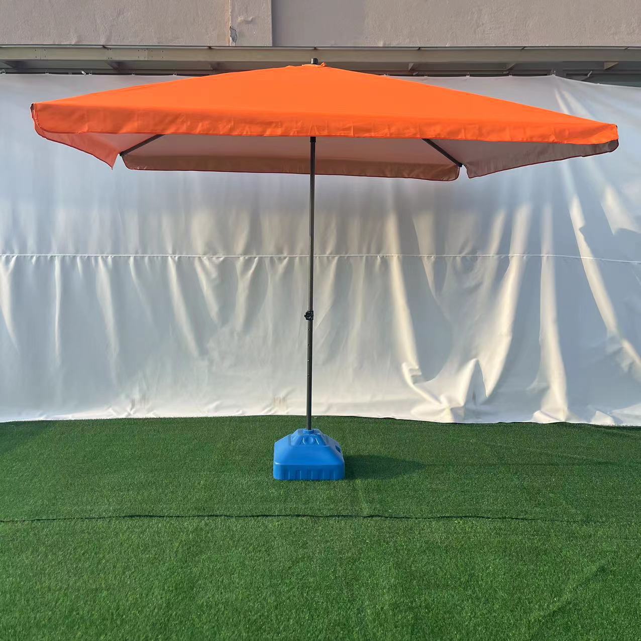 大号户外遮阳大雨伞摆摊四方伞地摊长方太阳伞折叠防雨防晒沙滩伞