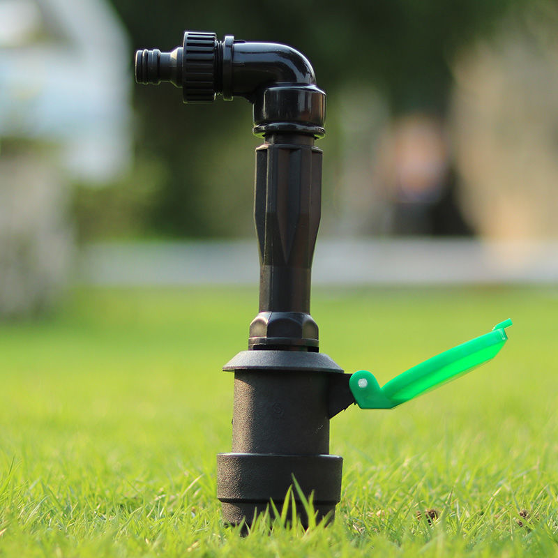 园林快速取水阀绿化取水器地插小区草坪水管工程塑料接头钥匙杆