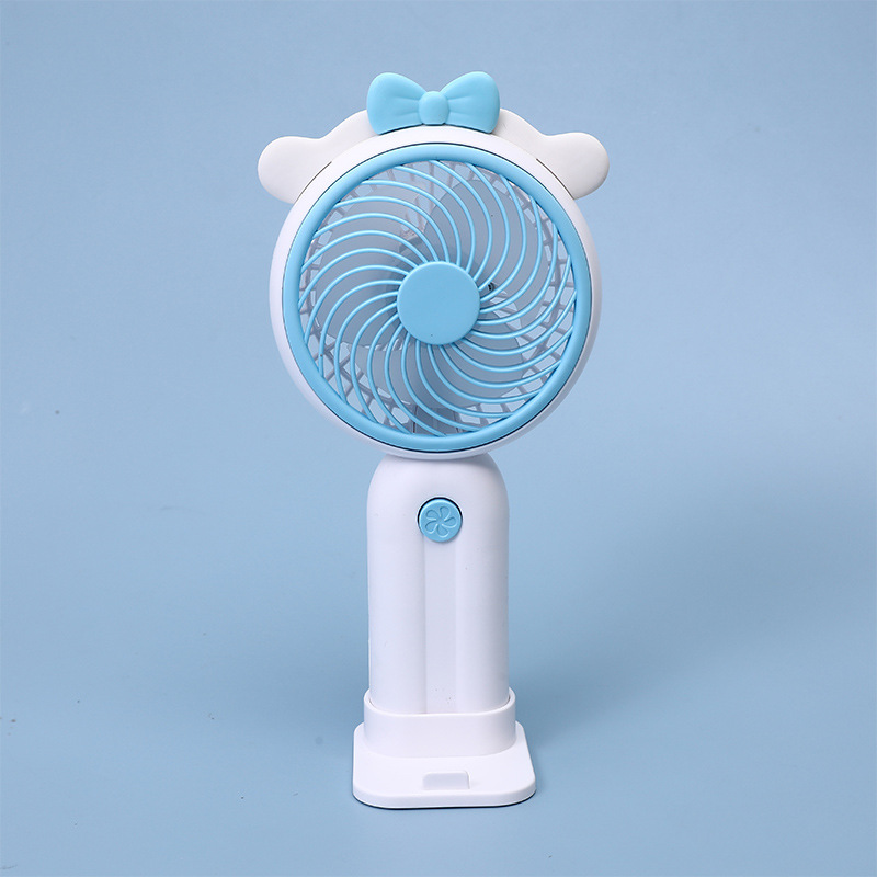 Good-looking Girl Heart Cute Desktop Stand Rechargeable Fan Cartoon Ears Student Travel Portable Fan