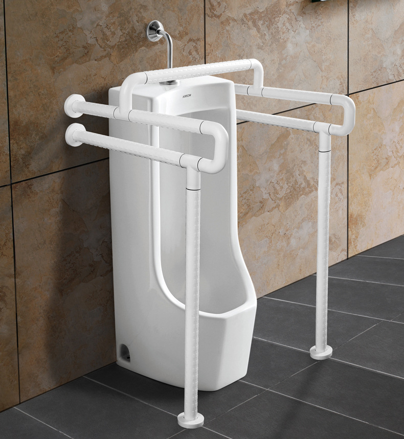 定制卫生间安全扶手老人残疾人厕所小便池落地无障碍防撞防滑扶手
