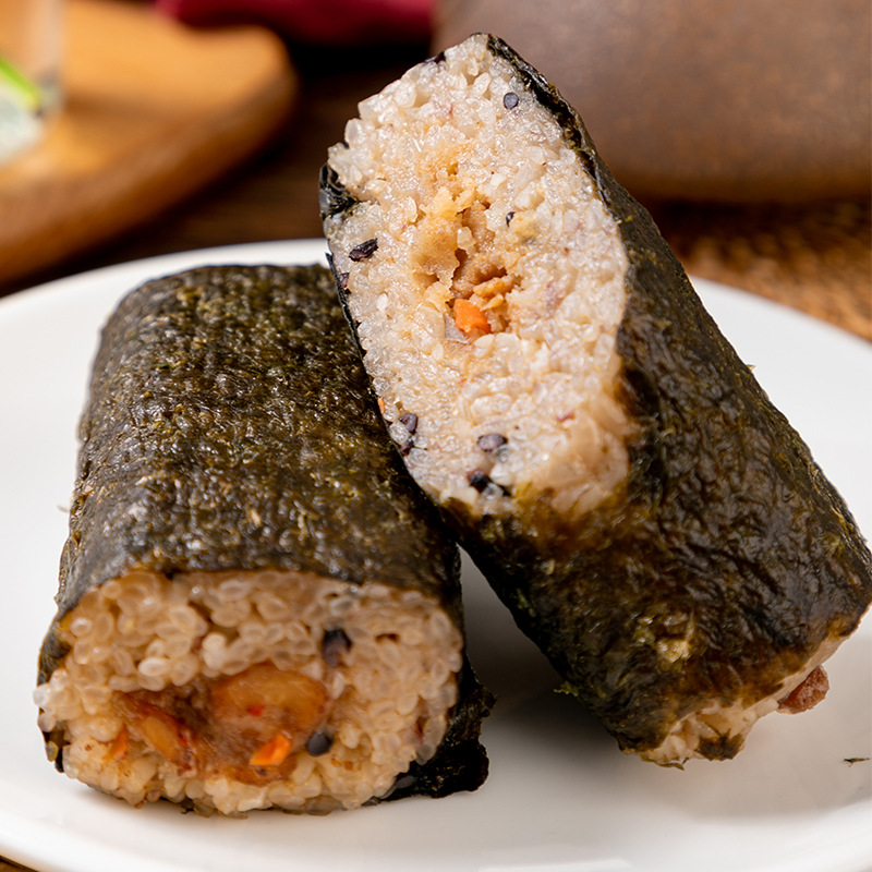 叮咚饭团150g奥尔良味方便速食早餐海苔寿司加热即食半成品米饭团