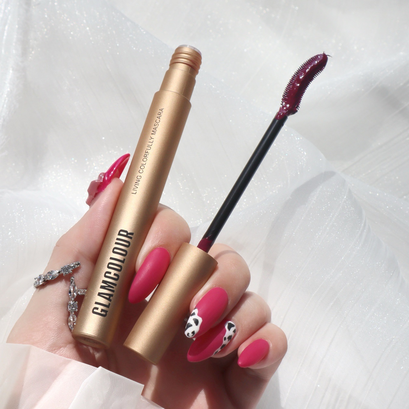 Tiktok GlamColour Long Curling Volume Mascara Beginner Distinct Look Waterproof Sweat-Proof Not Smudge