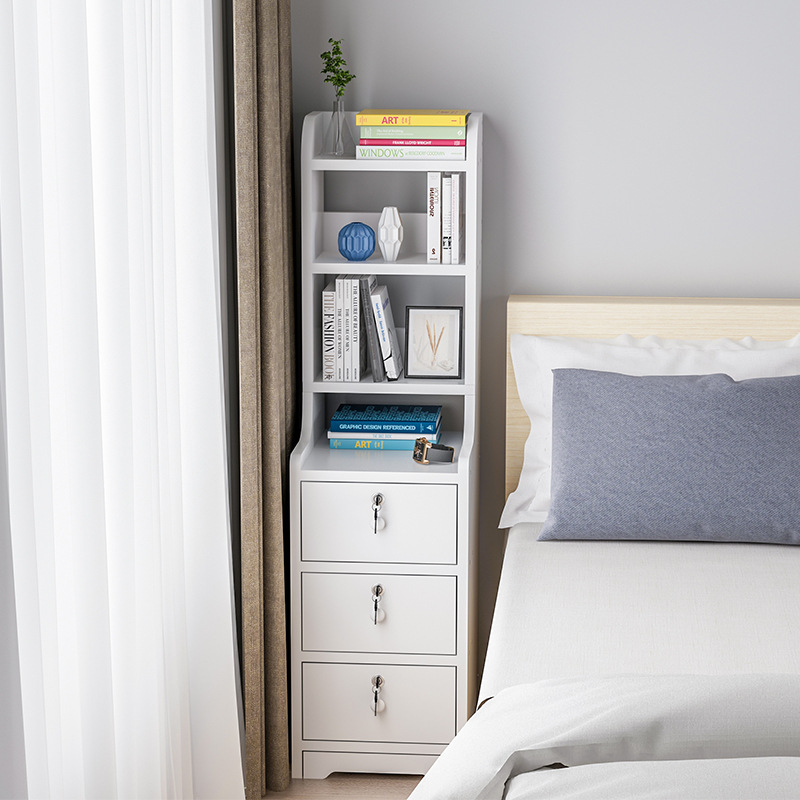 超窄床头柜20/25简约现代迷你床边小柜子简约卧室小型收纳储物柜