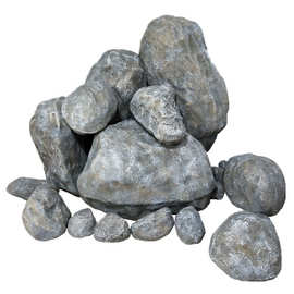 石头假石头浅灰色石头道具 园林庭院装饰树脂假石