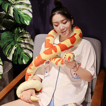 玉米蛇仿真假蟒蛇模型金蛇毛绒玩具玩偶布娃娃整蛊道具恶搞生肖蛇