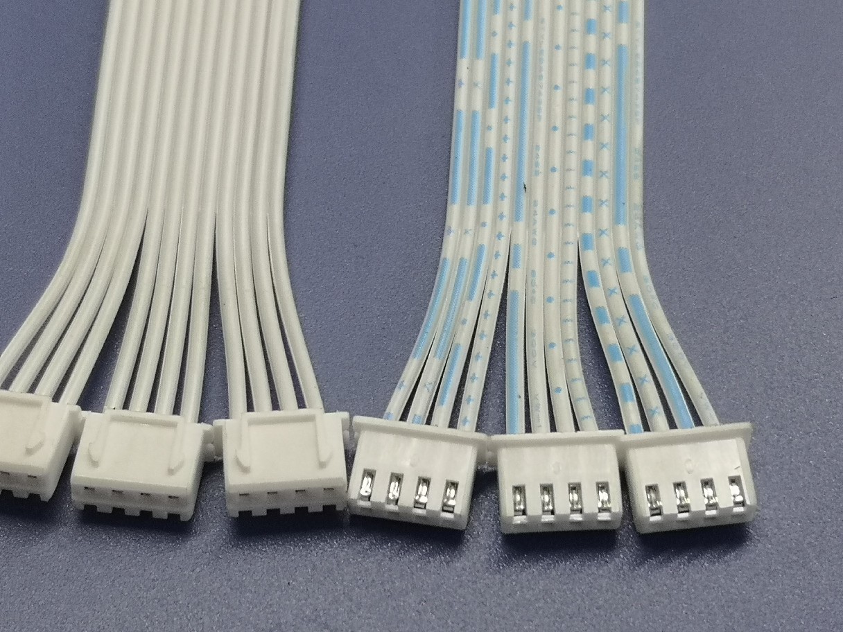 xh254d端子线公母对接头2p3p4p5p6p7p单头双头镀锡