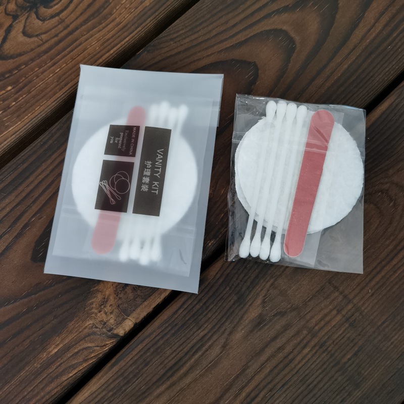 酒店宾馆专用一次性护理包化妆棉环保棉签指甲锉一次性用品包邮批发