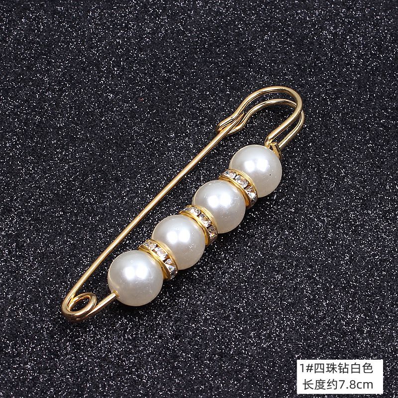 Anti-Exposure Brooch Korean Style Waist Circumference Changed to Small Pin Waist of Trousers Waist Slimming Artifact Word Boutonniere Scarf Pin D211