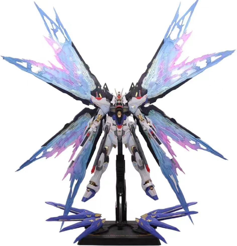 现货包邮 大班模型 mb1:100强袭自由魂蓝版 8802s 拼装玩具高达