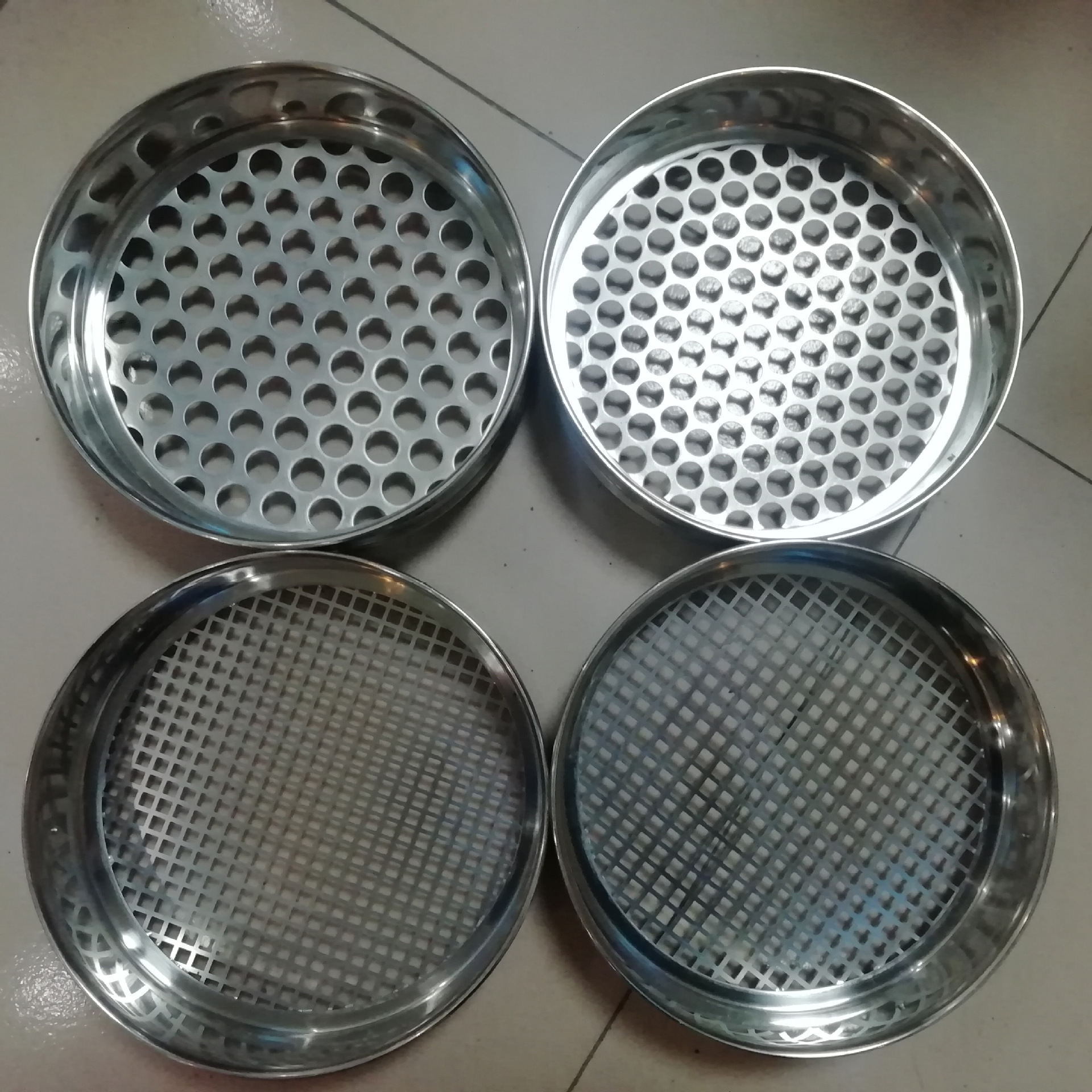 供应冲孔的方孔标准筛 圆孔试验筛 冲孔药典筛(图)