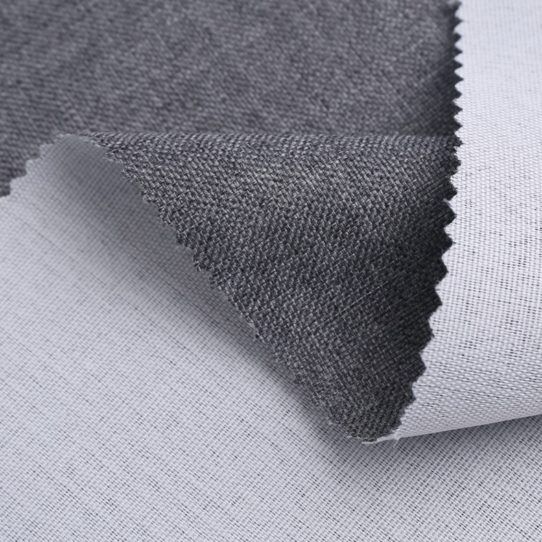 现代简约 阳离子仿麻布 复合面料 沙发抱枕椅套 布料 涤纶加厚