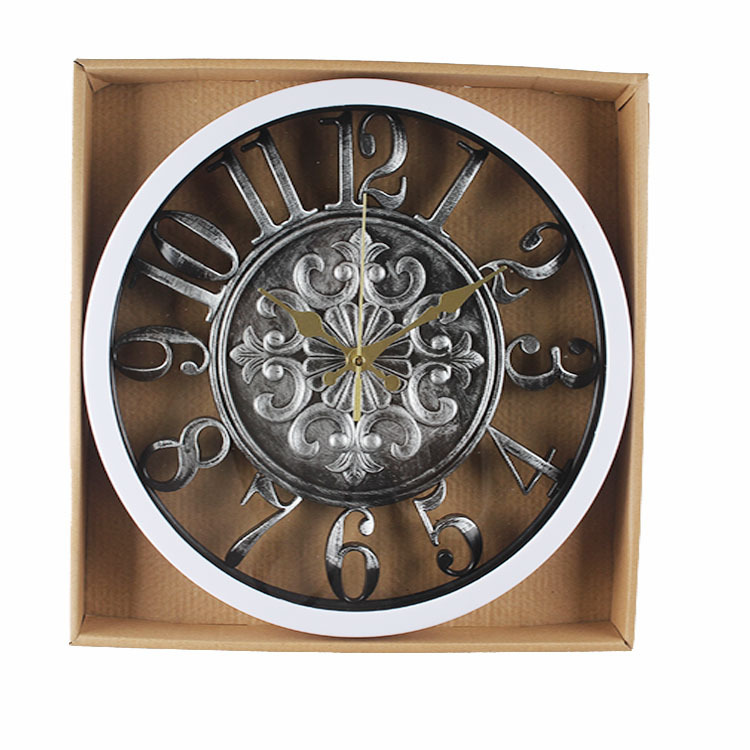 Popular Vintage Industrial Style Wall Clock European Personality Coffee Bar Quartz Clock Wall Hanging Clock Wholesale
