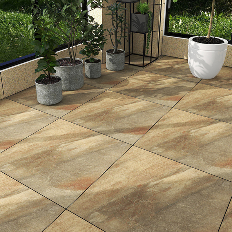 美式乡村庭院地砖仿古砖600x600阳台瓷砖别墅花园室外防滑地板砖