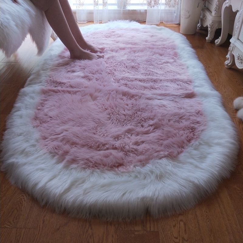 Factory Direct Sales Wholesale Foreign Trade Long Wool Cashmere Carpet Bedside Blanket Bedroom Living Room Thickening Carpet Fabric Skin-Friendly